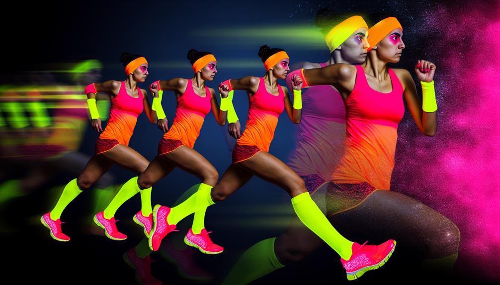 bright colors for running