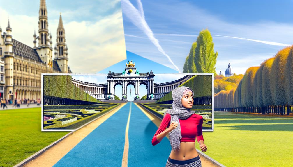 exploring brussels on foot