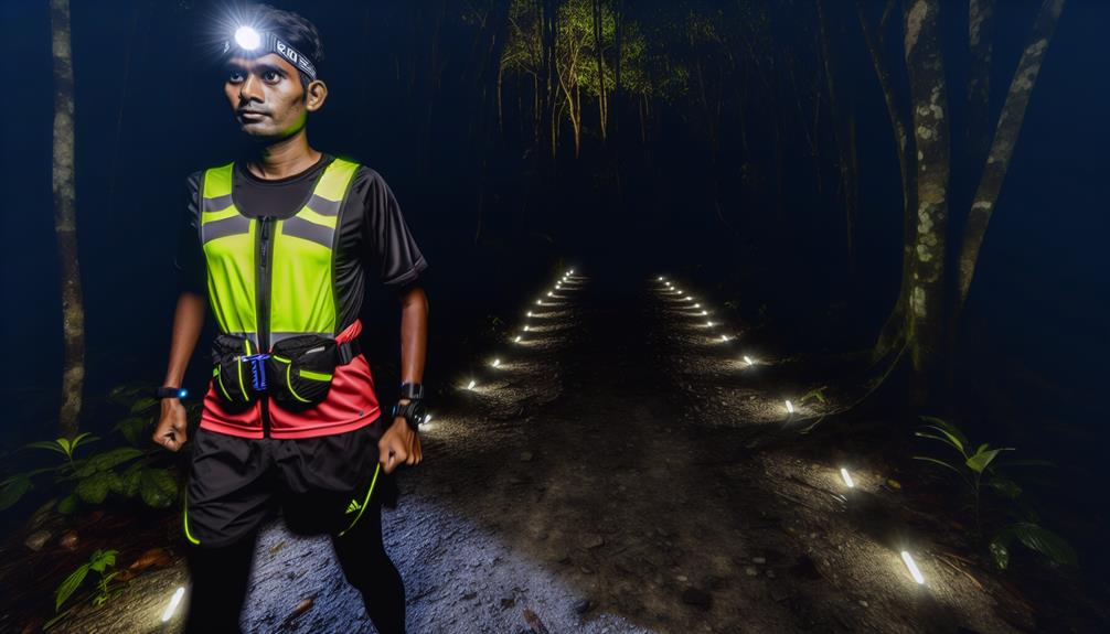 night running gear selection