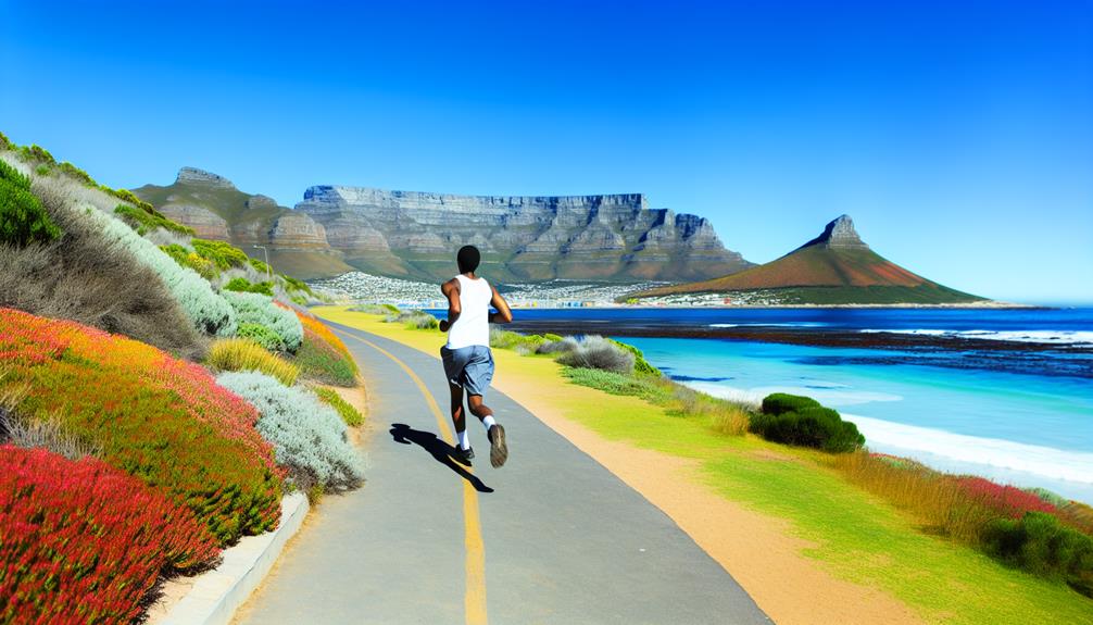 picturesque running routes in cape town