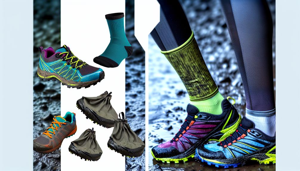 rainy run shoe choices