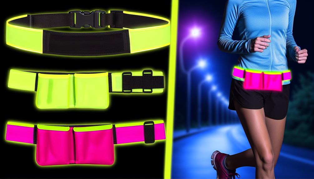reflective running belts compared