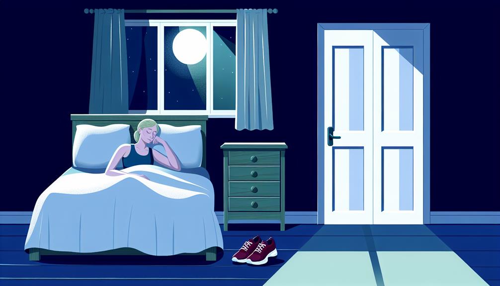 running enhances sleep quality