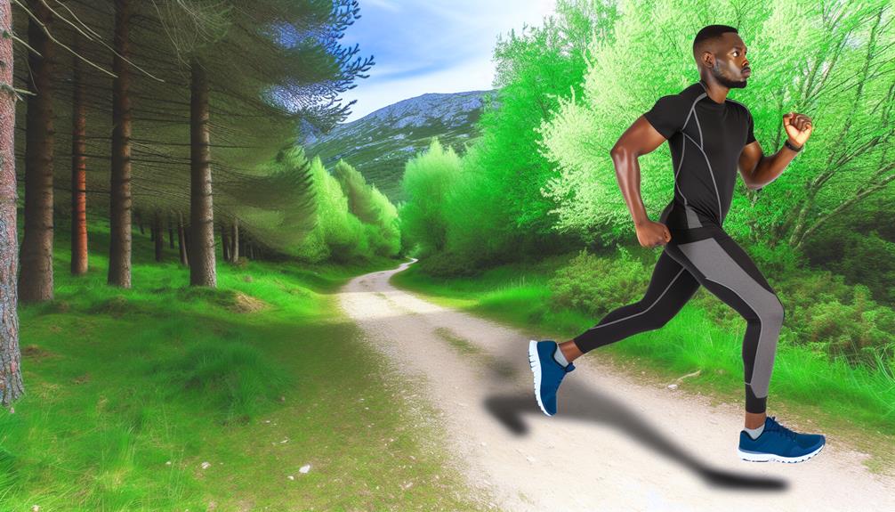 running for lower pressure