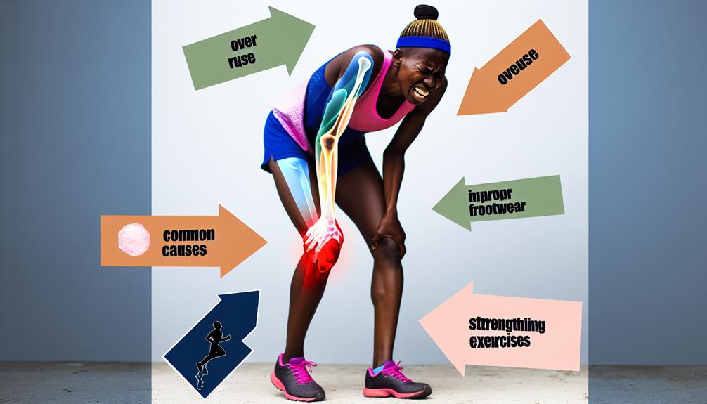 running induced knee pain management