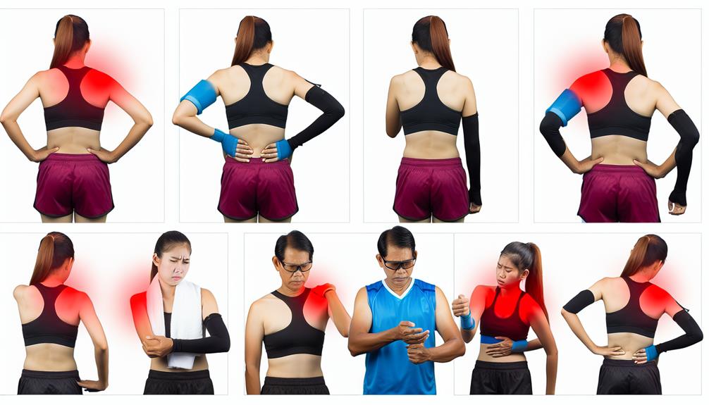 running induced shoulder pain solutions