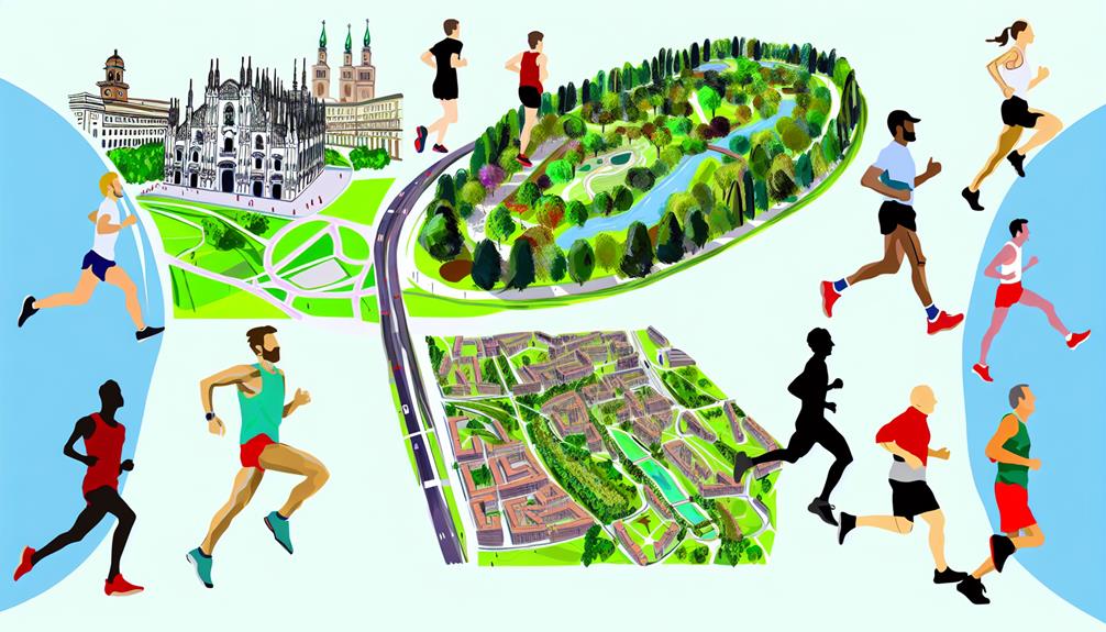 running routes in milan