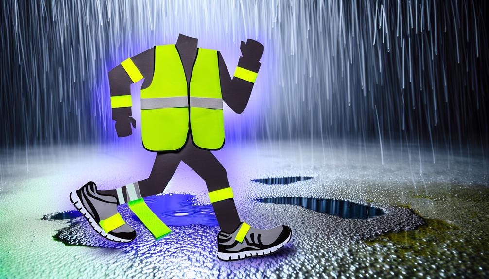 running safely in the rain