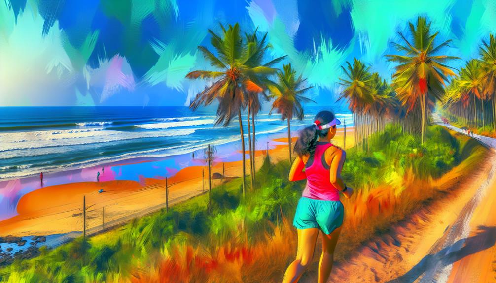 scenic coastal running trails