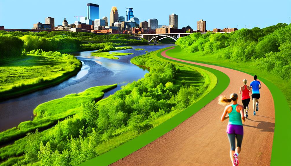 scenic minneapolis running trails