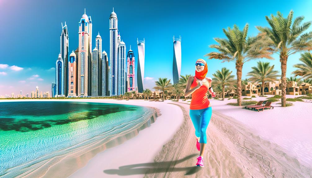 scenic running in dubai