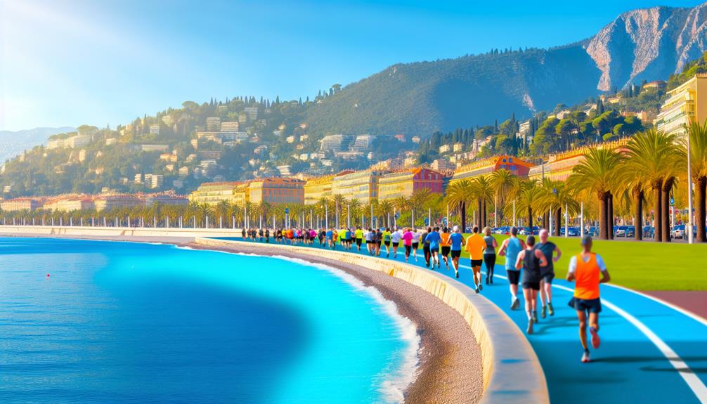 scenic running in nice