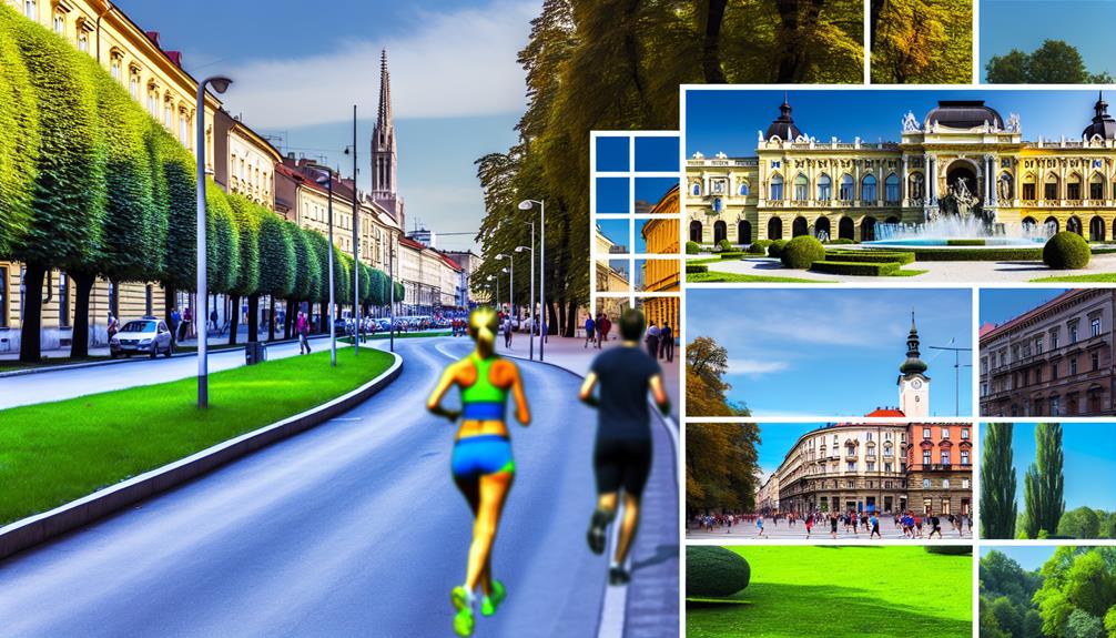 scenic running routes in zagreb