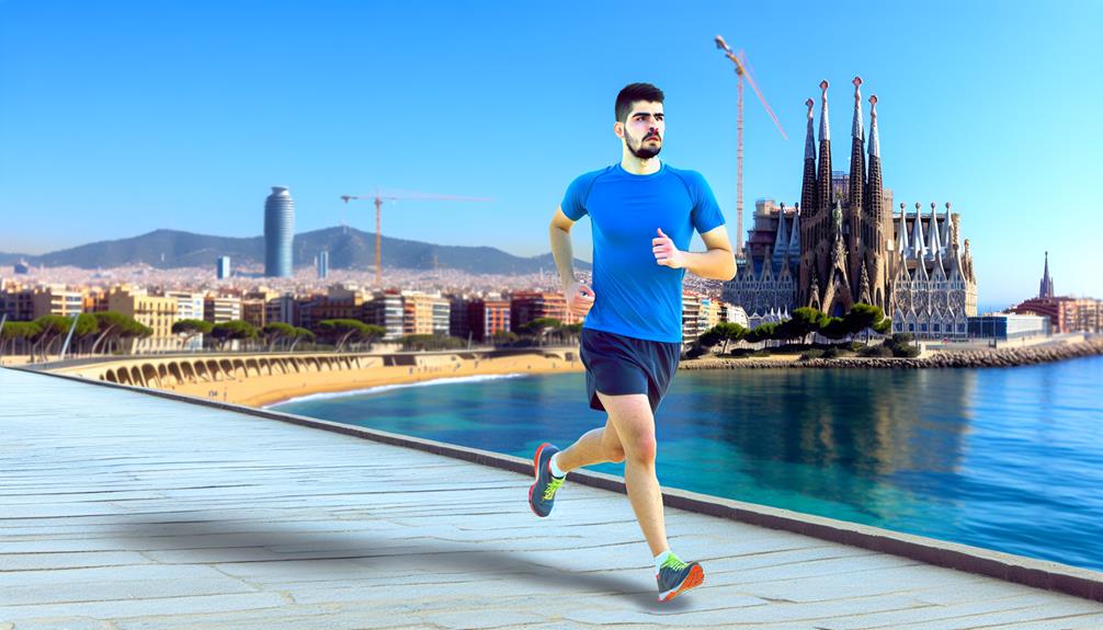 scenic running trails barcelona