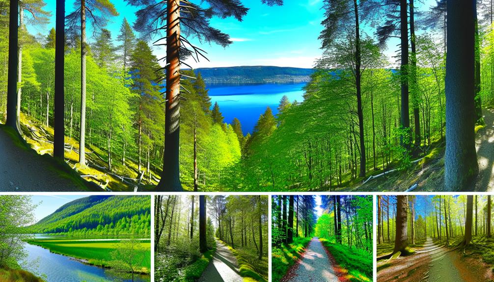 scenic running trails in oslo