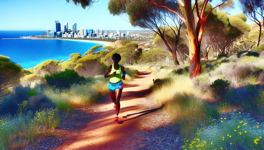 scenic running trails in perth