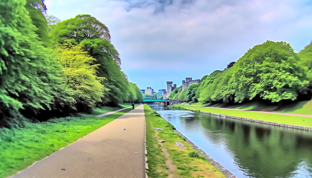 scenic waterfront running trails