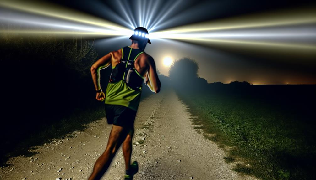 top illuminated running headwear