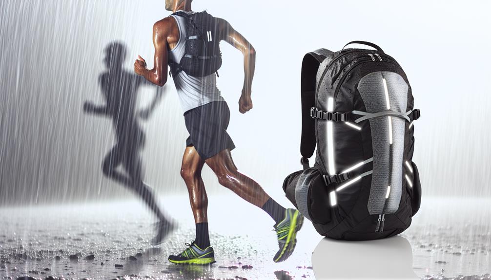 water repellent backpacks for running