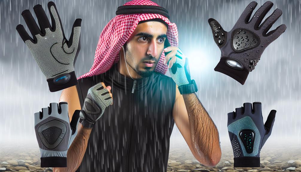 water resistant gloves for runners