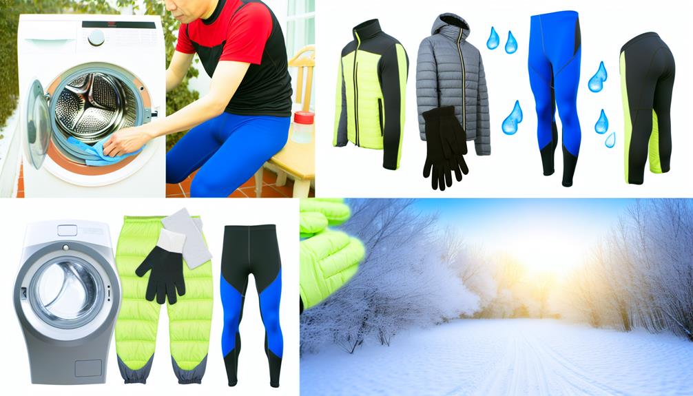winter running gear care