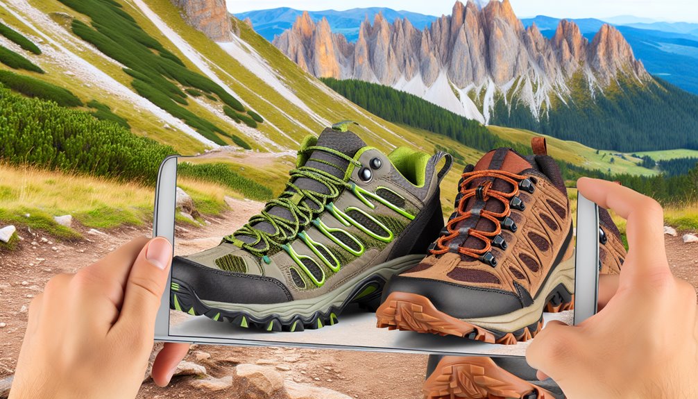 hiking shoe comparison guide