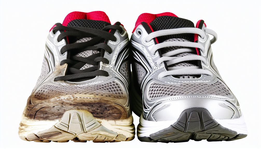 regularly change running shoes