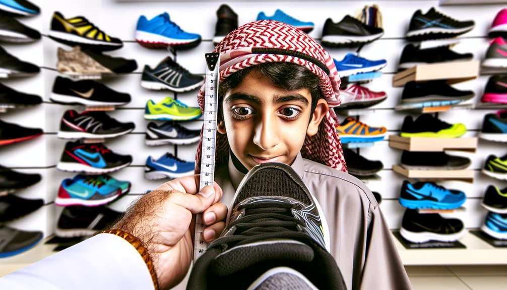 selecting kids running shoes