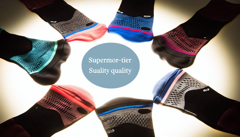 comfortable long run socks